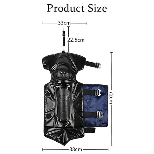Massmot Motorcycle Knee Pads, Leg Warmer, Cold Protection, Adjustable Straps - Protective Gear for Motocross, Snowmobiling, Urban Riding - Image 2