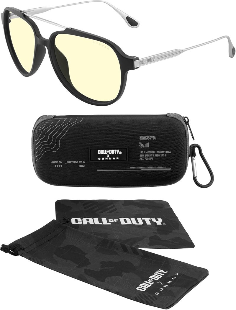GUNNAR - Official Call of Duty Ghost Edition - Blue Light Blocking Gaming And Computer Glasses - Amber - Image 3
