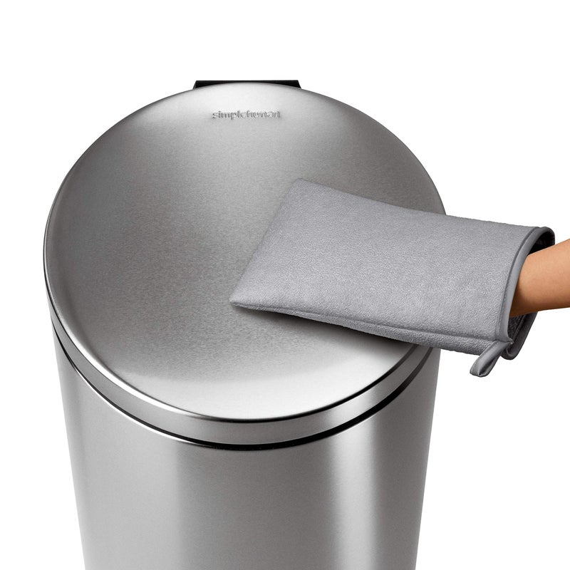 simplehuman Microfiber Cleaning Mitt for Stainless Steel 6" x 9-3/4" - Image 2