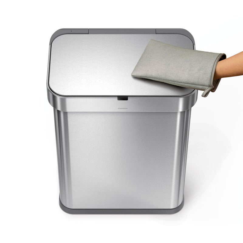 simplehuman Microfiber Cleaning Mitt for Stainless Steel 6" x 9-3/4" - Image 3