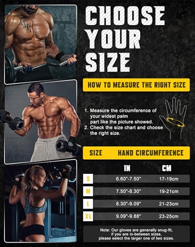 COFIT Breathable Workout Gloves, Antislip Weight Lifting Gym Gloves for Men Women with Wrist Wrap Support, Superior Grip & Palm Protection for Weightlifting, Fitness, Exercise, Training - Black XL - Image 5