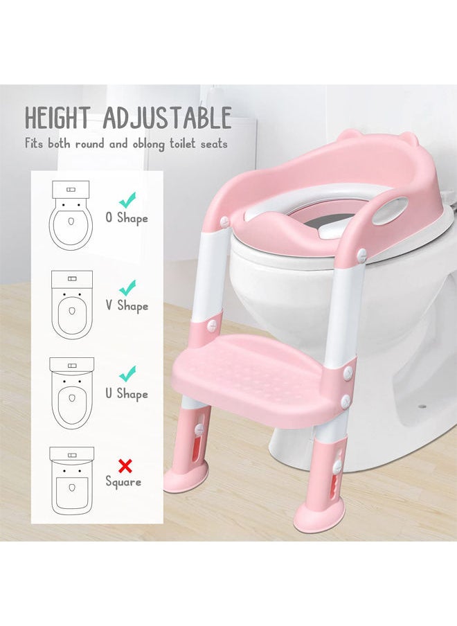Arabest - Potty Training Seat, Children's Bathroom Toilet, Folding Children's Toilet with Seats with Comfortable Handles, Potty Cair for Boys and Girls - Image 1