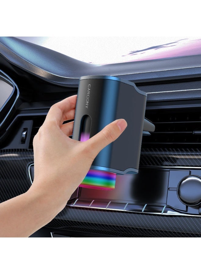 Smarties AE Smart Car Aroma Diffuser, Rechargeable Electric Car Air Freshener with Ambient RGB Lighting, Aluminum Alloy USB Car Perfume Diffuser with Auto On/Off Sensor, Vent Clip - Image 3