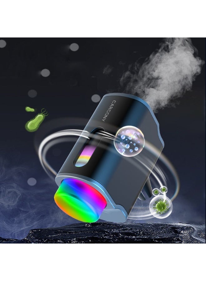 Smarties AE Smart Car Aroma Diffuser, Rechargeable Electric Car Air Freshener with Ambient RGB Lighting, Aluminum Alloy USB Car Perfume Diffuser with Auto On/Off Sensor, Vent Clip - Image 2