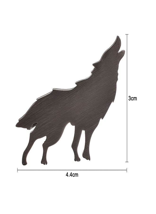 Yoursfs Black Wolf Tie Clips for Men Stainless Steel Tie Bar Mens Personailzed Tie Pin Clothing Accessories - Image 2