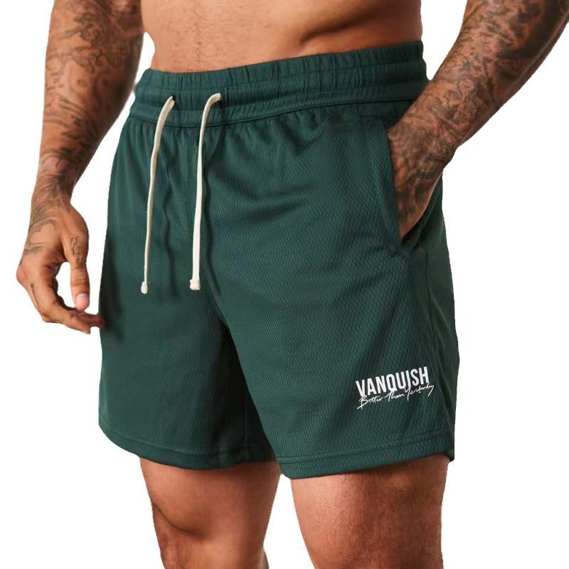 Men's Quick-Dry Running Shorts - Straight Fit, 100% Polyester - Image 5