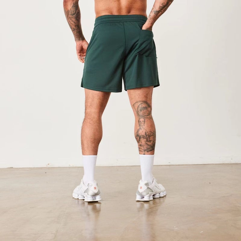 Men's Quick-Dry Running Shorts - Straight Fit, 100% Polyester - Image 2