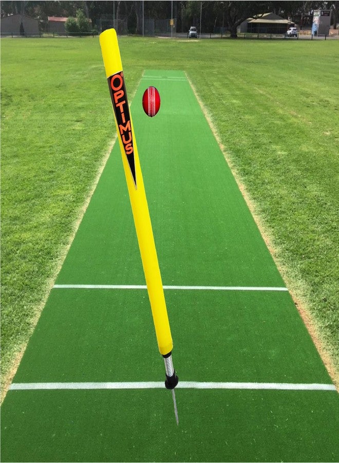 Optimus® Cricket Plastic Target Stump Wicket 1 Pc-Flexible Steel Spring & Ground Spike - AA - Image 1