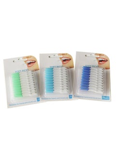 Thoraya 40 Pcs Flexible Massage Toothpicks Soft Tooth Clean Toothpicks Oral Care Gum Stimulating Toothpicks  - Image 1