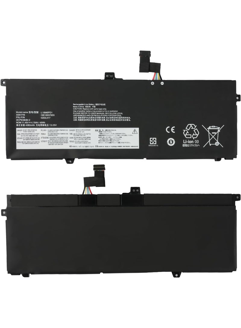 Terabyte 4150mAh/11.4V Battery Replacement for LEN0V0 P/N: 02DL017, 02DL019, 5B10W13923, L18C6PD1, L18L6PD1, L18M6PD1, SB10K97655, SB10K97657, SB10T83166, SB10T83168 - Image 4