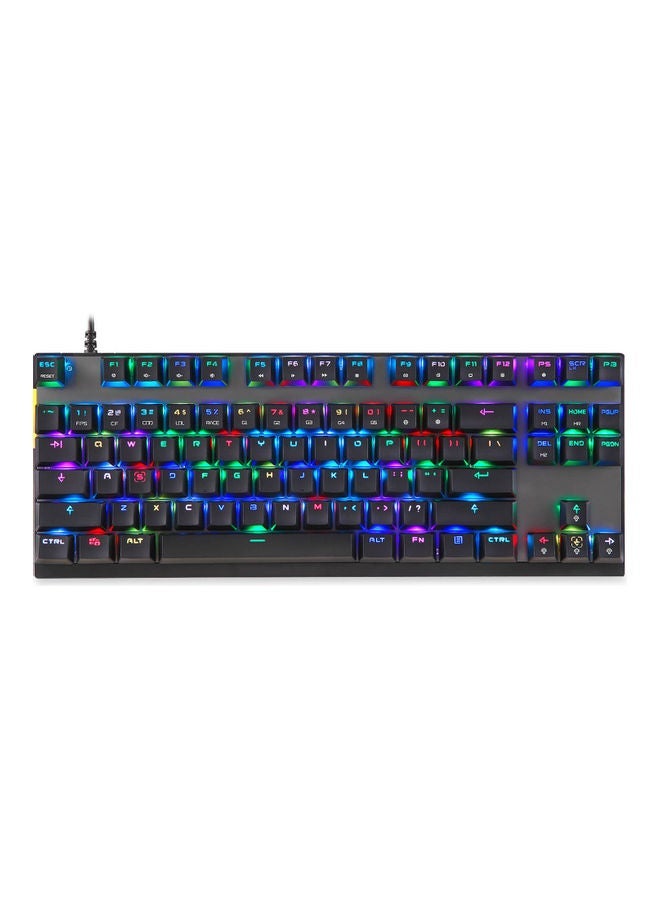 NIBEMINENT MOTOSPEED CK82 Mechanical 87 Keys RGB Gaming Keyboard with OUTMU Red Switch Multimedia N-key Rollover - wired  - Image 1