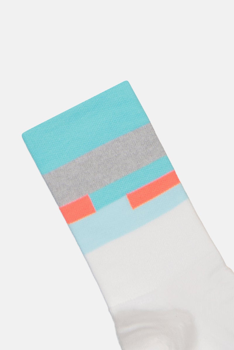 Feetures Kids Boy 1 Pair Brand Logo Crew Socks, Multicolor - Image 2