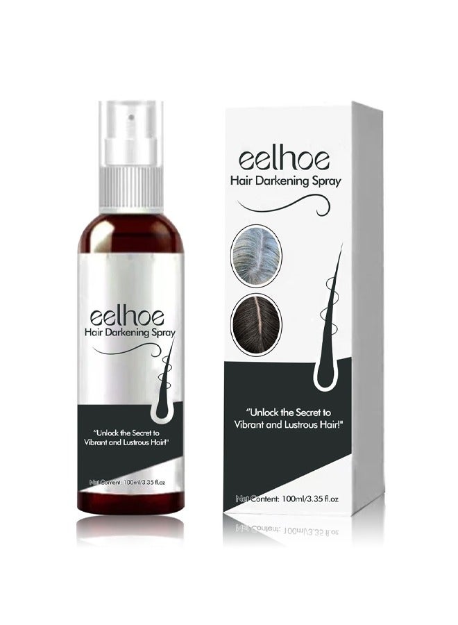 EELHOE Darkenal Anti Greying Hair Serum, 2% Greyverse, Melanin Synthesis, Naturally Pigmented,Hair Greying,Thinning And Shiny, No Synthetic Colours 100 Ml - Image 1