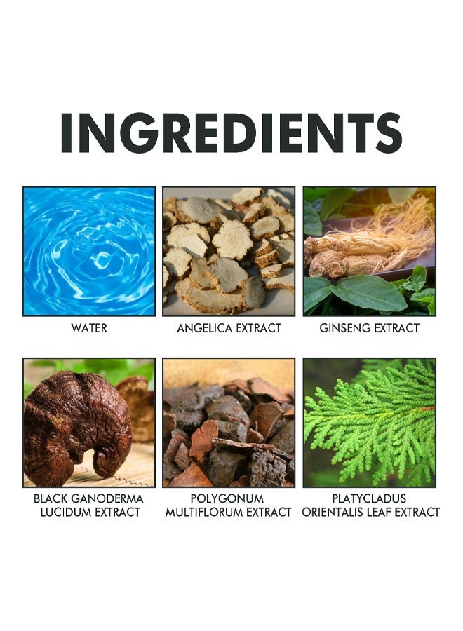 EELHOE Darkenal Anti Greying Hair Serum, 2% Greyverse, Melanin Synthesis, Naturally Pigmented,Hair Greying,Thinning And Shiny, No Synthetic Colours 100 Ml - Image 5