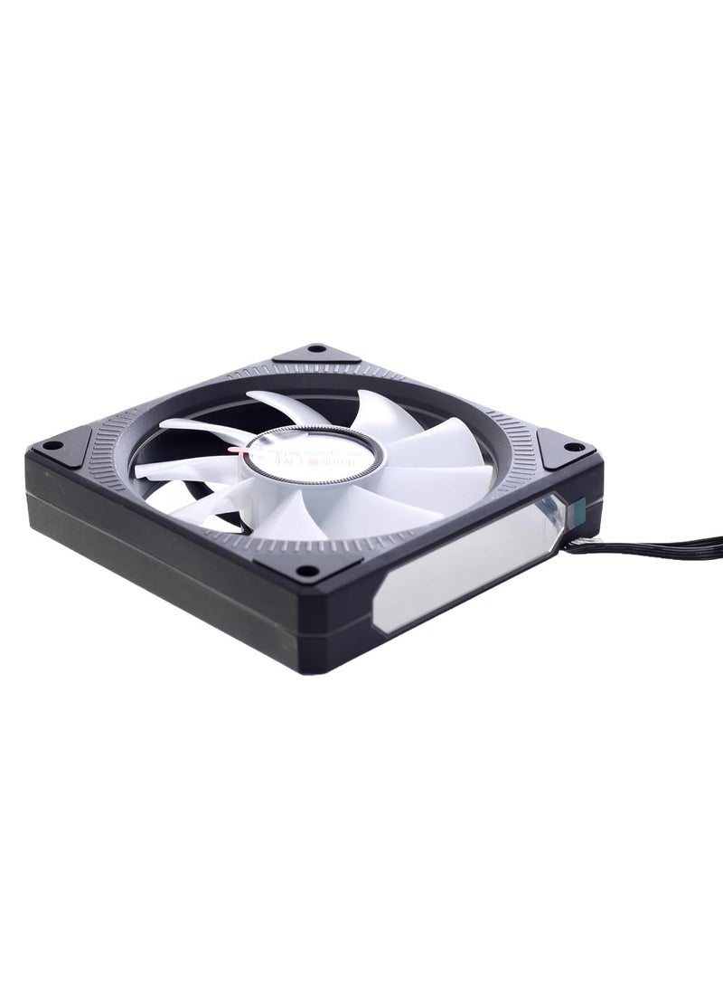 هافيت Havit Gamenote F2096 120mm RGB Case Fan, 1800RPM High Airflow Cooling, Vibrant Multi-Color RGB Lighting, Quiet Operation for Gaming PC Builds and Workstations – Black - Image 3