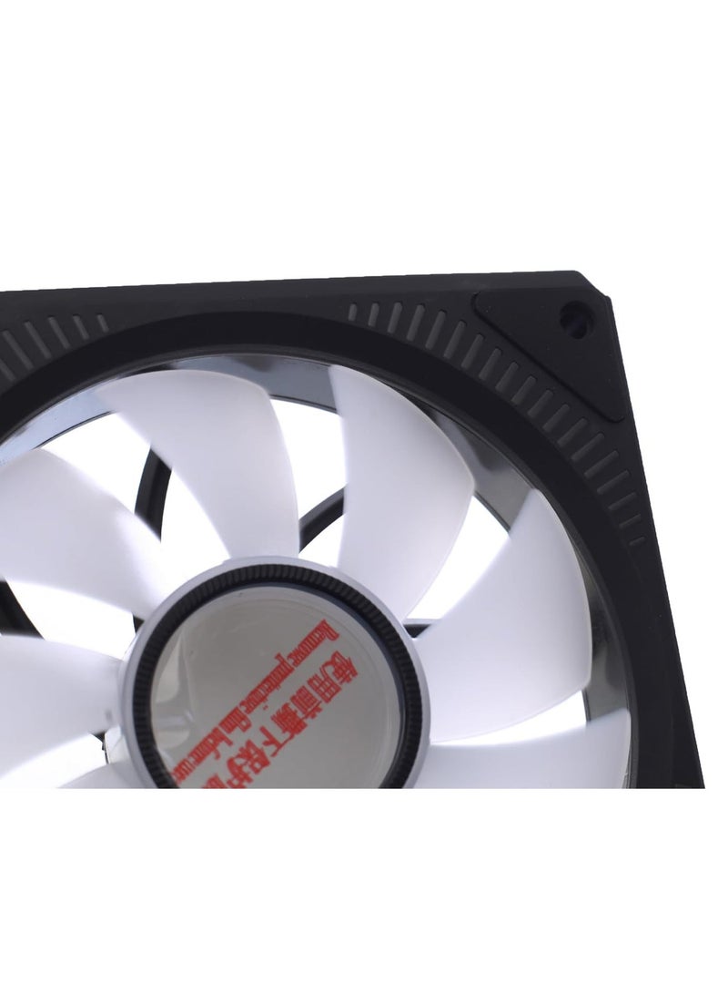 هافيت Havit Gamenote F2096 120mm RGB Case Fan, 1800RPM High Airflow Cooling, Vibrant Multi-Color RGB Lighting, Quiet Operation for Gaming PC Builds and Workstations – Black - Image 2