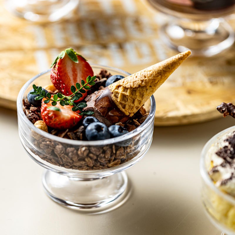 wangsdjy 7oz Glass Ice Cream Bowls- Versatile Dessert Bowls & Cups for Mixed Drinks, Desserts, Nuts, Fruit, Pudding & Snacks- Perfect for Parties, Gatherings (4) - Image 4