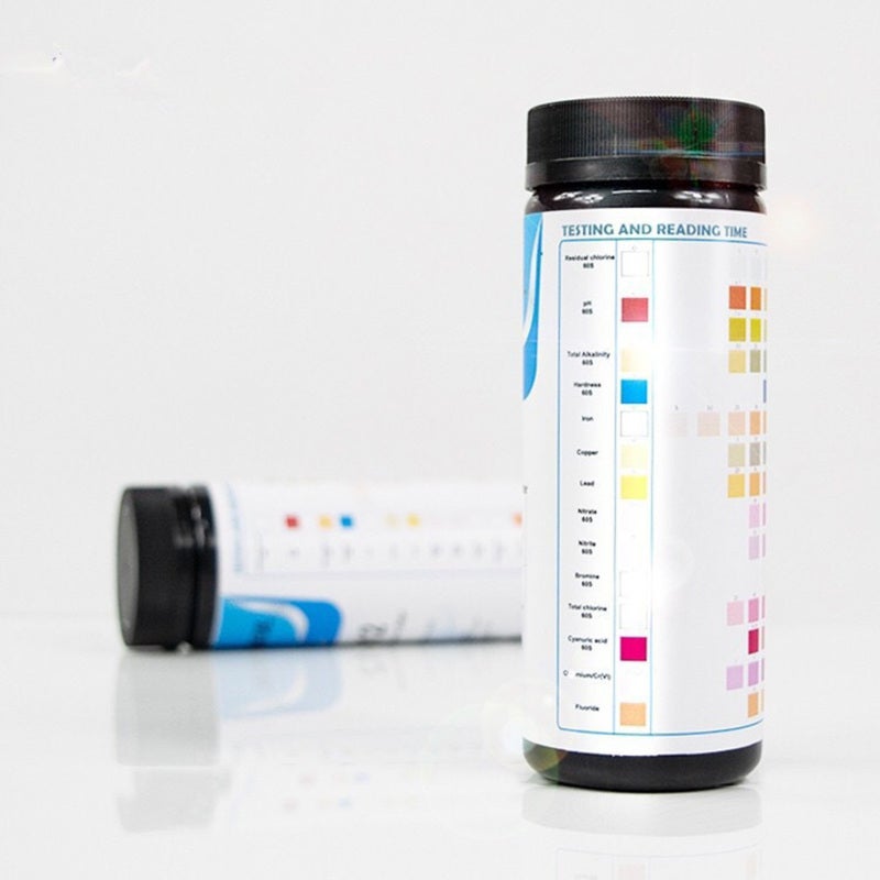 14-In-1 Spa Test Strips - Instant Reliable Results Swimming Pool Water Testing Strips for Drinking Water, Aquarium, Pond, Hot Tub And Industrial Water Use - Image 3