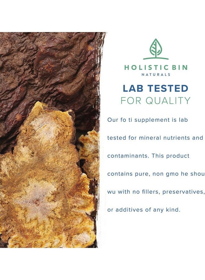 Holistic Bin Japanese He Shou Wu Fo Ti Powder Potent Fermented Herbal Extract for Vitality | Wild Harvested in Japan | Pure Fo Ti for Hair Health Support | Antioxidant and Anti Aging Properties - Image 5