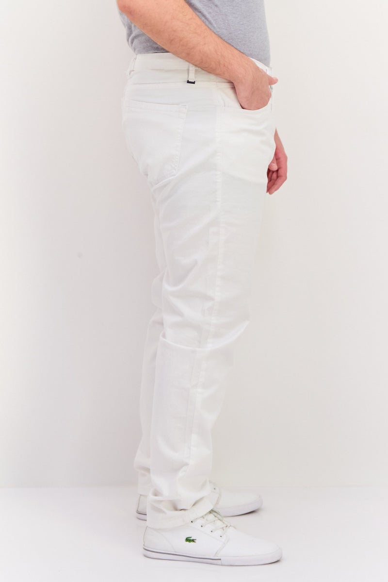 Sorbino سروال تشينو عادي للرجال، أبيض - Image 2