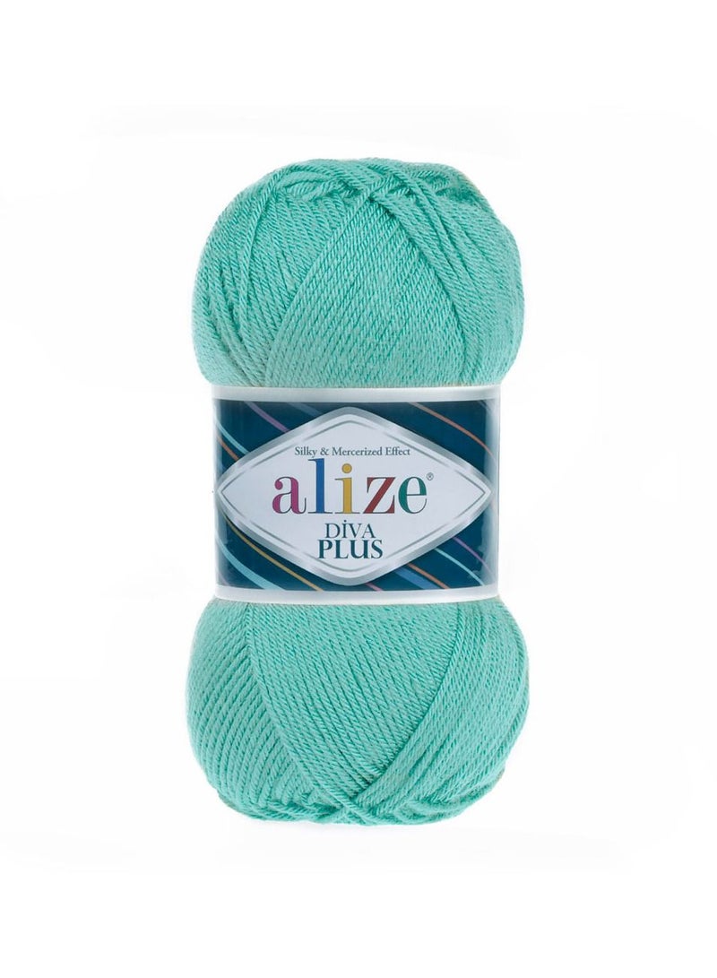 Alize Diva Plus Acrylic Yarn 15 Sky Blue