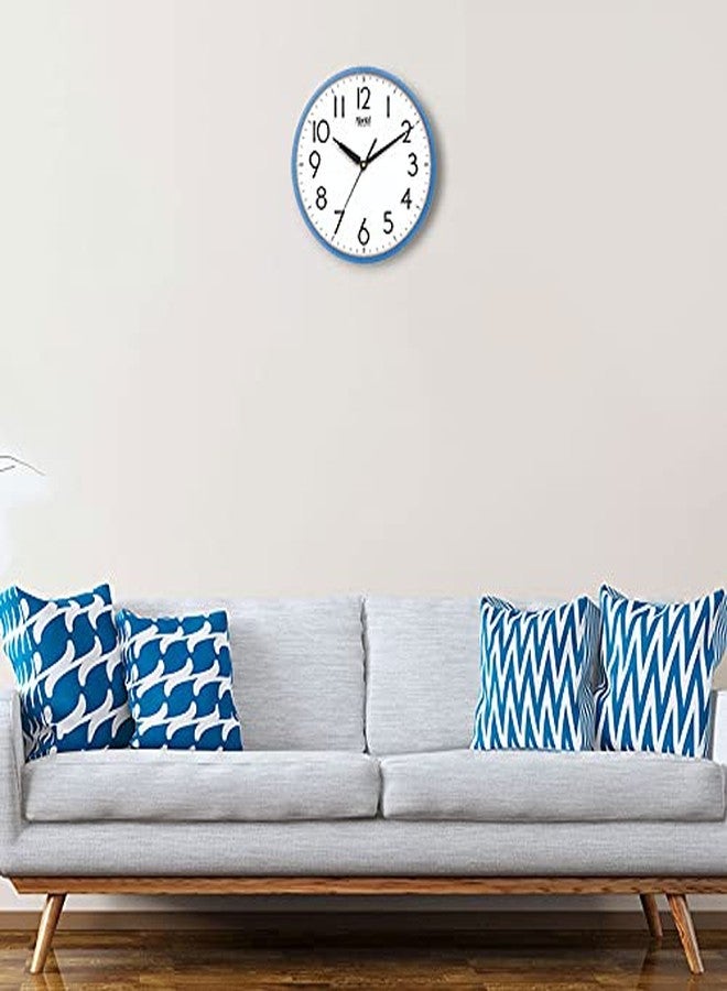 Orpat Ajanta Analog Wall Clock for Home and Offices 12 Inches Wall Clock (30 x 30 x 4 cm) (Blue.) - Image 5