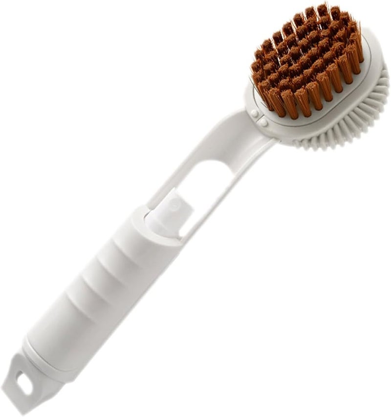 SWIUKPHE Shoe Cleaning Brush with Built-In Spray Bottle, Soft Brush, 3-in-1 Head, for Sneakers, Boots, Leather and Canvas, Includes Cleaning Cloth, Solution and Travel Case - Image 1