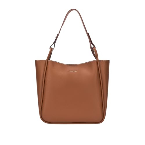 Lino Perros Avril Soft Body Everyday Tan Tote Bag - Image 1