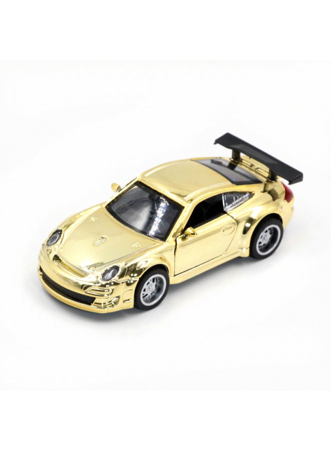 Creative Cake Decoration Golden Daben Off-Road Vehicle Convertible Sports Car Alloy Toy Car Model Ins Baking Ornaments-Color:Medium G55 Gold  - Image 4