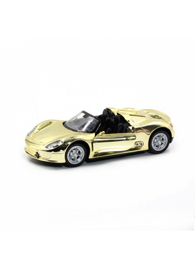 Creative Cake Decoration Golden Daben Off-Road Vehicle Convertible Sports Car Alloy Toy Car Model Ins Baking Ornaments-Color:Medium G55 Gold  - Image 3