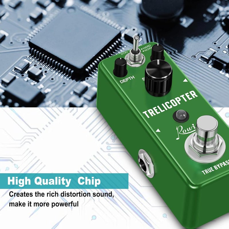 Rowin Trelicopter Effects Guitar Tremolo Pedal - Image 2