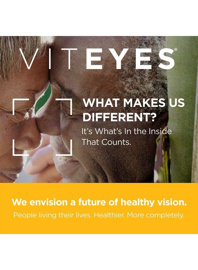 Viteyes AREDS 2 Eye Vitamins, Classic Macular Support, Allergen Free Capsules, with Natural Vitamin E, Vitamin C, Zinc, Copper, Lutein & Zeaxanthin, Eye Doctor Trusted, Manufactured in The USA, 60 Ct - Image 5