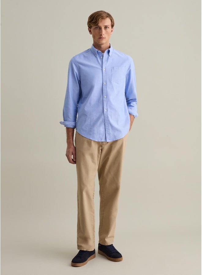 Ovs Regular-fit shirt in Oxford cotton - Image 1