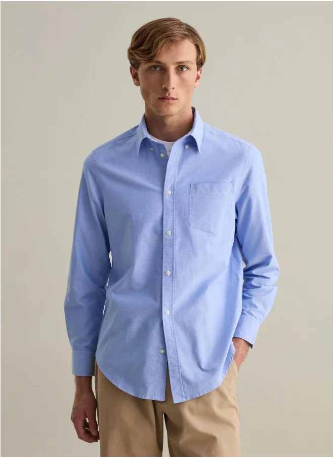 Ovs Regular-fit shirt in Oxford cotton