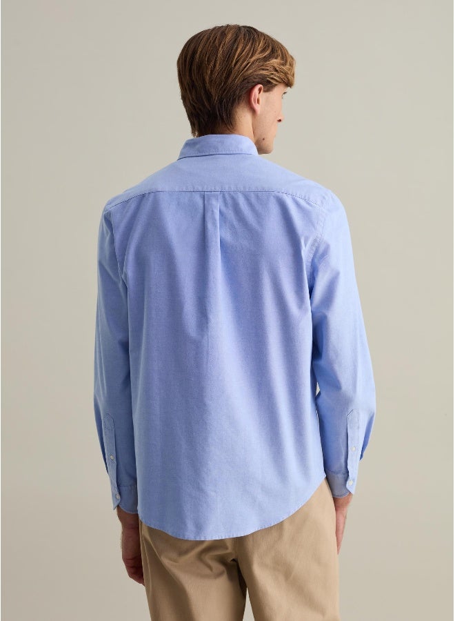 Ovs Regular-fit shirt in Oxford cotton - Image 3
