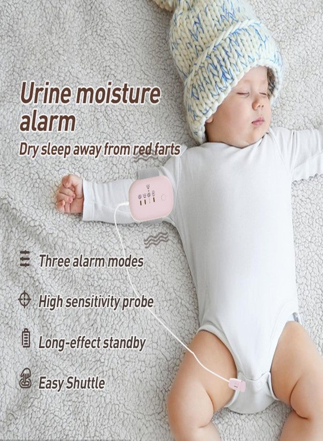 Yoicee Bedwetting Alarm for Boys Girls, Night Time Potty Training Alarm Whit 3 Working Modes, Highly Sensitive Moisture Sensor, USB Rechargeable - Stop Bedwetting Fast, Pink - Image 3