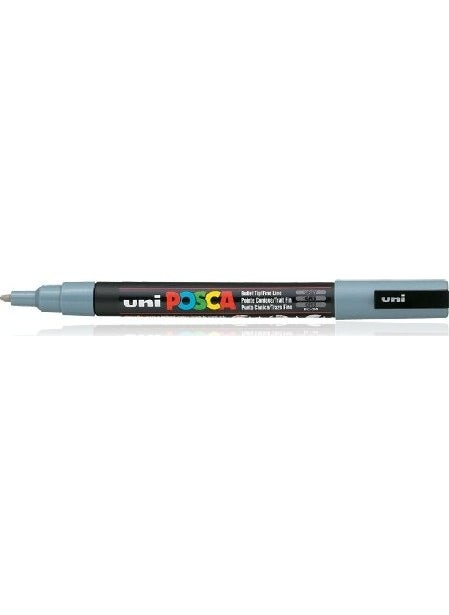 Uni قلم رسم Uni Posca Pc-3m 0.9-1.3 مم رمادي 