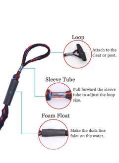 Excefore 2Pcs Boat Dock Line, Bungee Cords for Boats, Boating Gifts Men, Accessories, Pontoon Perfect Jet Ski, SeaDoo, Yamaha WaveRunner, Kayak, (4 Feet)  - Image 4