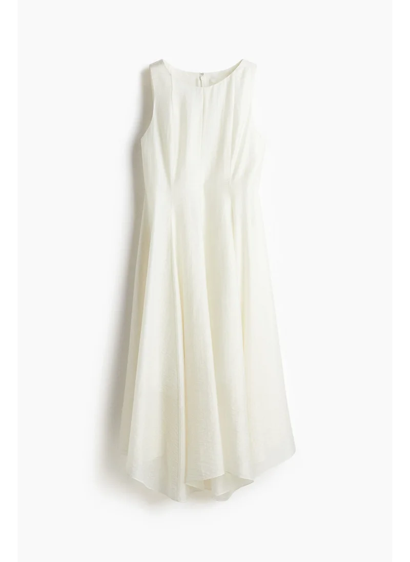 اتش اند ام Asymmetric-hem dress