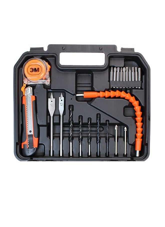 KLNAMAEAAN 34 Piece Multifunctional Household Manual Hardware Tool Set with 12V Electric Drill Machine  - Image 3