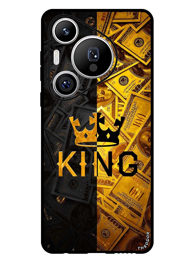 Theodor Protective Case Anti Scratch Shock Proof Bumper Cover For Huawei Pura 70 Pro Plus King Gold - Image 1