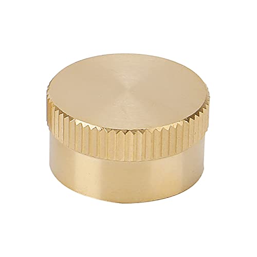 Solimeta Solid Brass Refill 1lb Propane Tank Cap, Propane Bottle Cap Prevent Gas Leaking, 12 Packs - Image 2