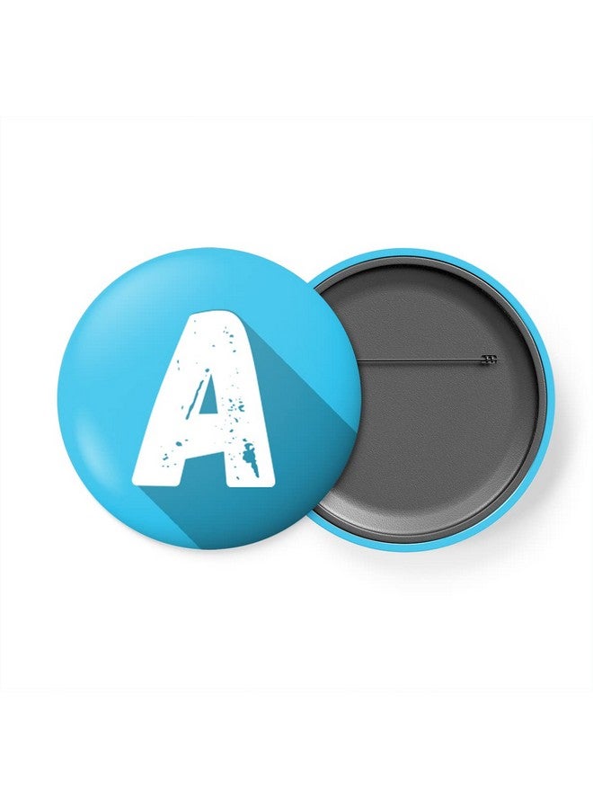 التر إيغو شارة زر حرف الأبجدية الأولي من alterEgo مع دبوس أمان (قطر 58 مم) (أ) - Image 1