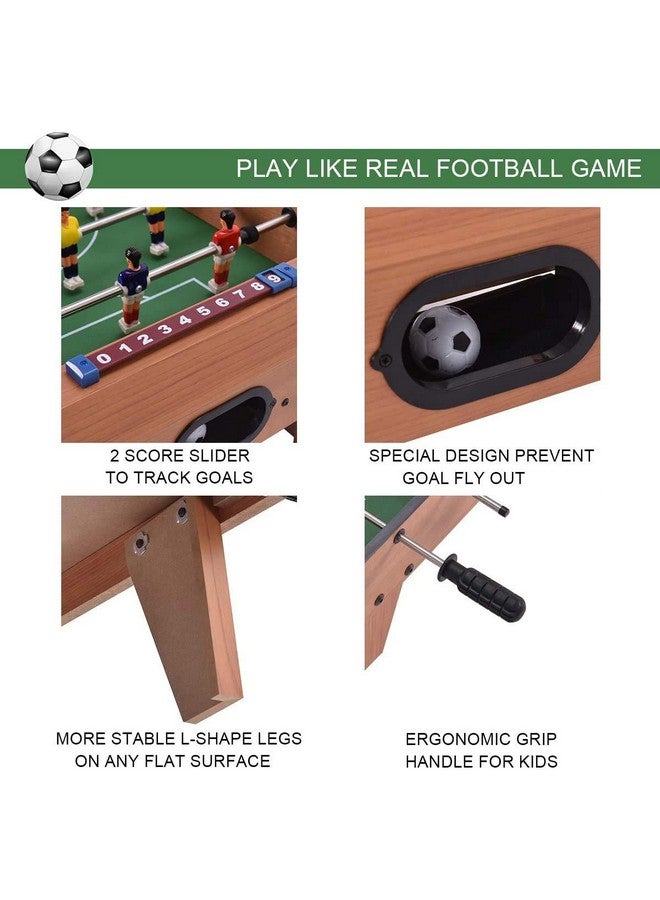 Magicwand® Portable 6 Rod Foosball Soccer Game Table Set for Kids【X-Large】【Pack of 1】【Brown】 - Image 4