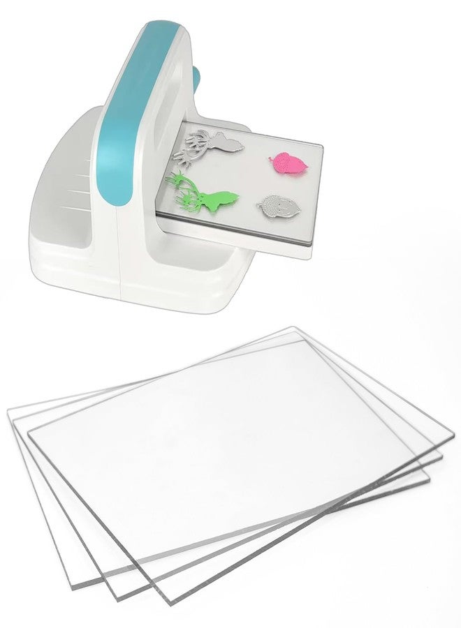 Philbinden 3 Pcs Clear Cutting Plate, Transparency Acrylic Cutting Pads for Embossing Crafting (8.7 x 6.1 Inches) - Image 1