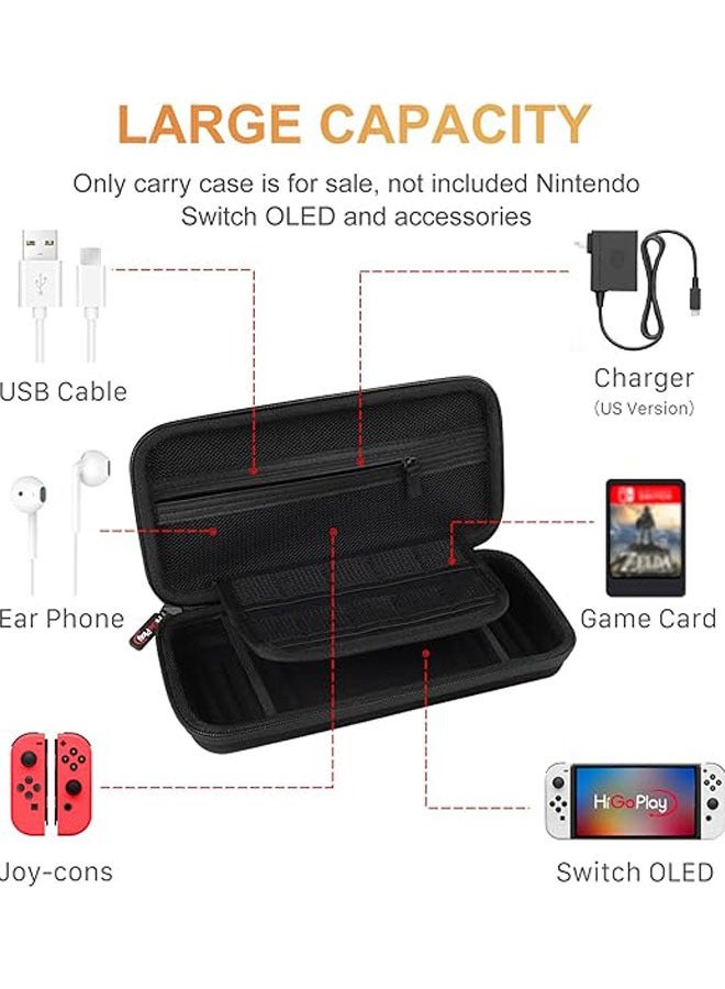 Nintendo Switch compatible suitcase, protective hard portable suitcase Shell Pouch suitcase for Nintendo Switch consoles and accessories - Image 3