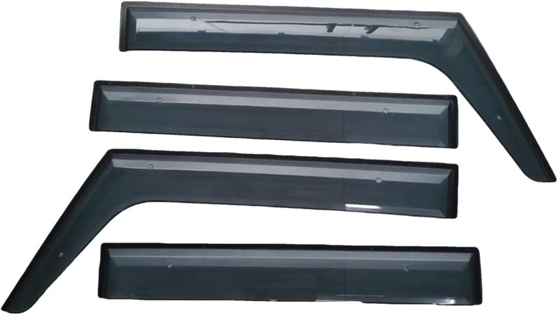 DEMULAX Window Sun Rain Guard Deflector for Jeep Wrangler JK - Image 1