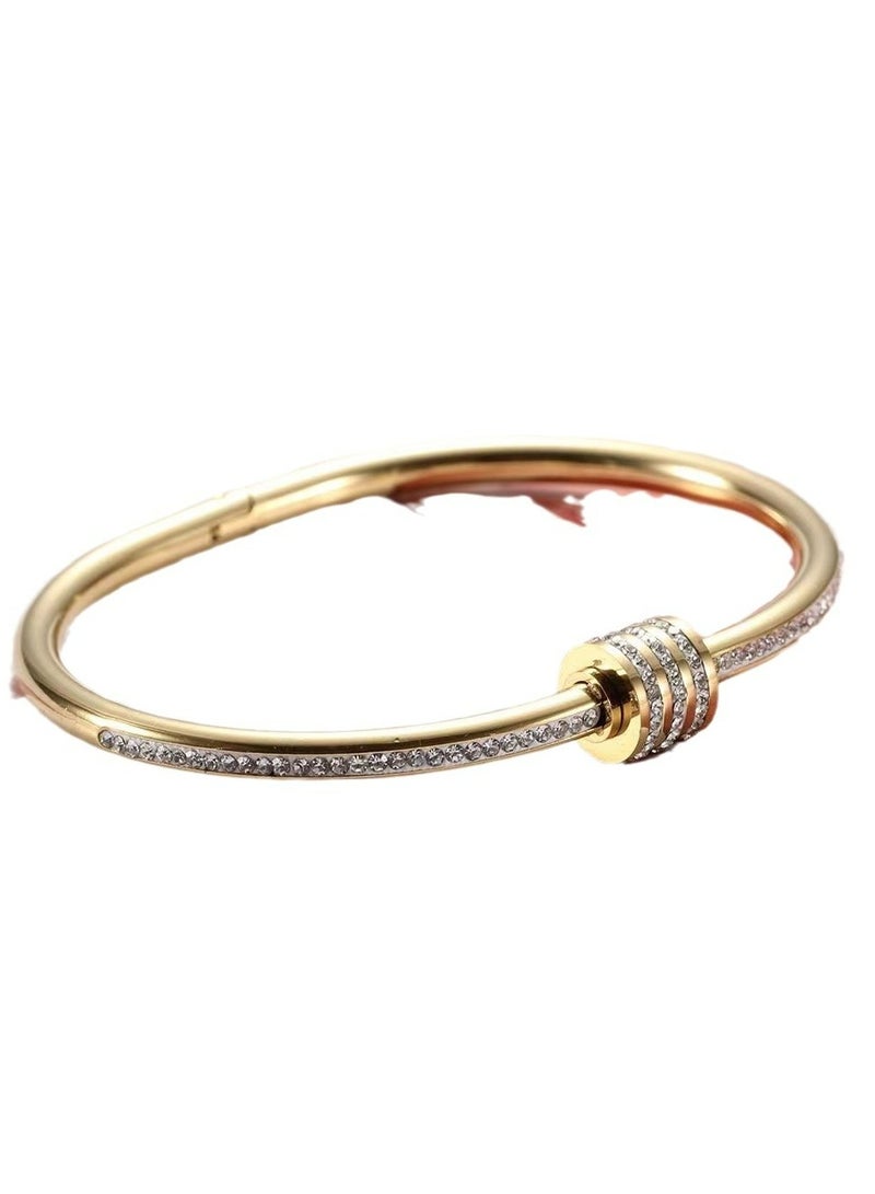 Goldfish Gold diamond waist bracelet. Starry sky bracelet - Image 2