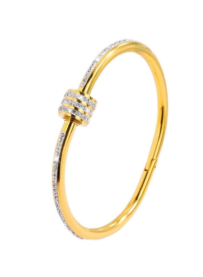 Goldfish Gold diamond waist bracelet. Starry sky bracelet - Image 1