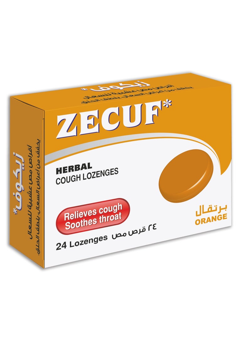 Zecuf Lozenges Orange 24s